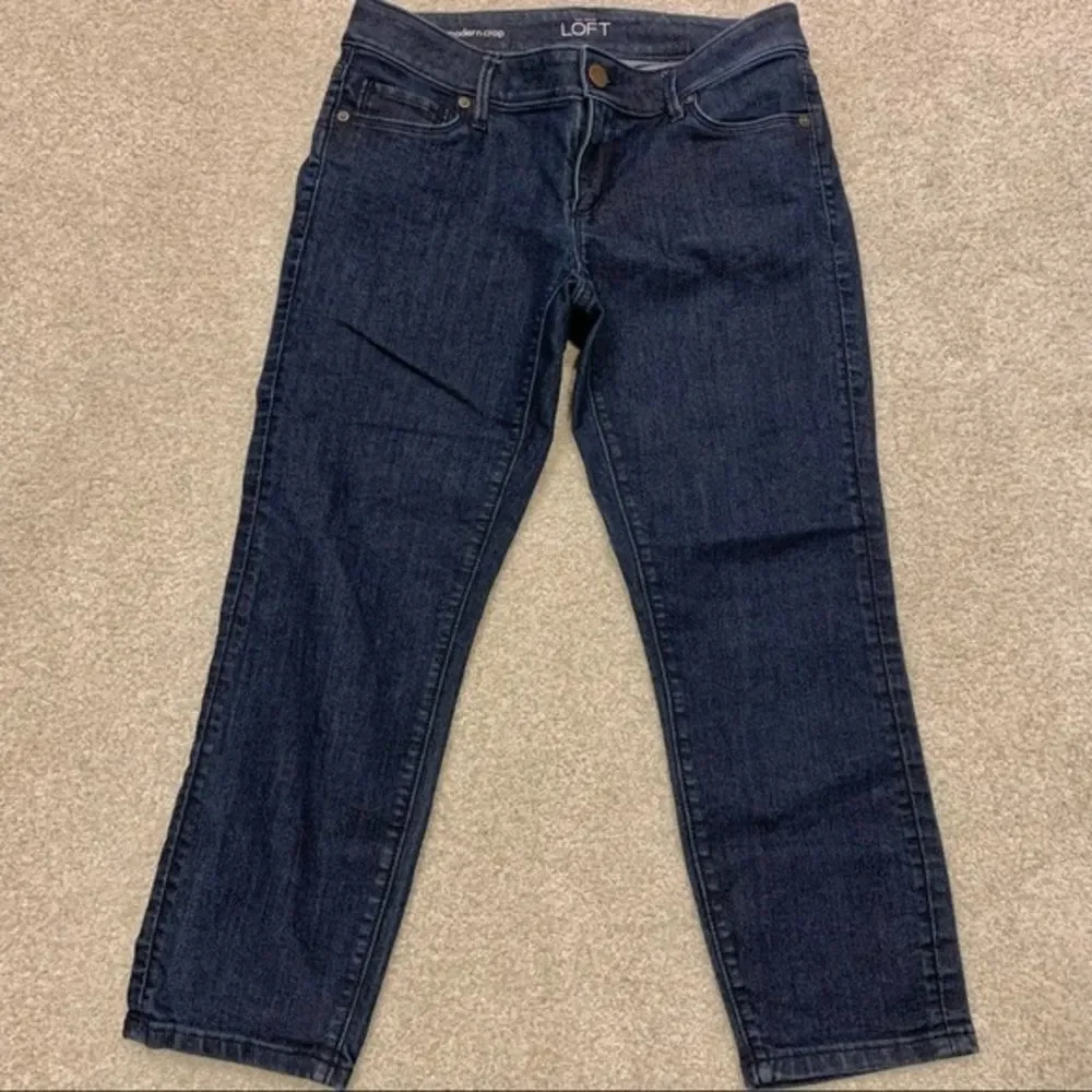 Ann Taylor Loft Modern Crop Ankle‎ Jeans 4 - Picture 2 of 10